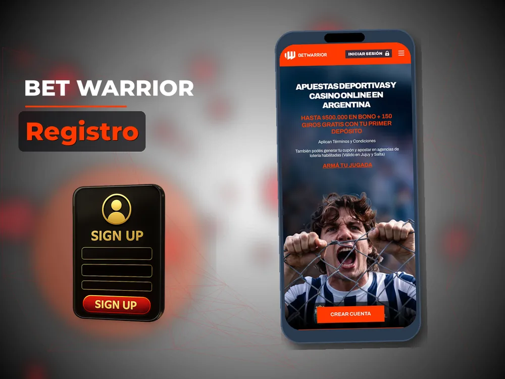 Bet Warrior - Registro