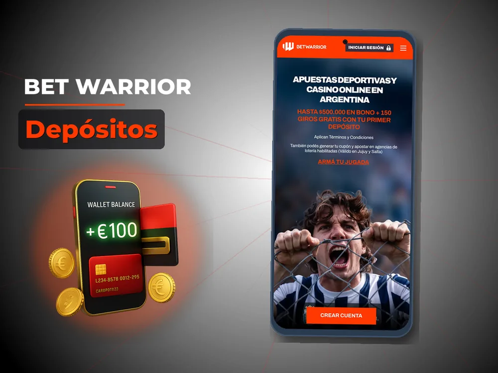 Bet Warrior - Depósitos